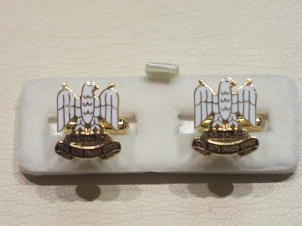 Royal Scots Dragoon Guards enamelled cufflinks - Click Image to Close